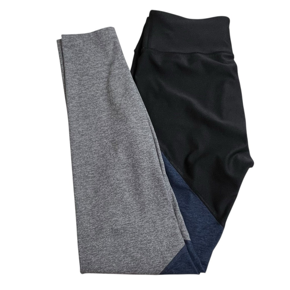 Outdoor Voices Womens Small Multicolor Colorblock Mid Rise Leggings